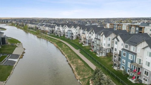 284 Canals Crossing Sw, Airdrie, AB - Outdoor With Body Of Water With View