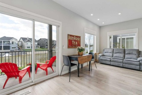 284 Canals Crossing Sw, Airdrie, AB - Indoor Photo Showing Living Room