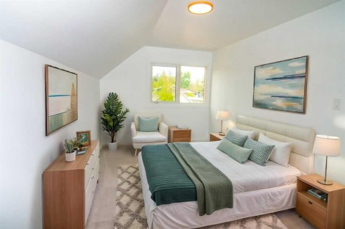 235 Avonburn Road Se, Calgary, AB - Indoor Photo Showing Bedroom
