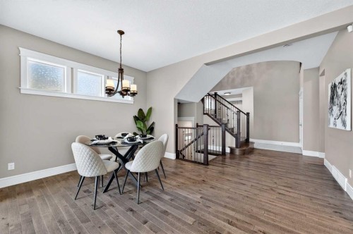 248 Marquis Landing Se, Calgary, AB - Indoor Photo Showing Dining Room