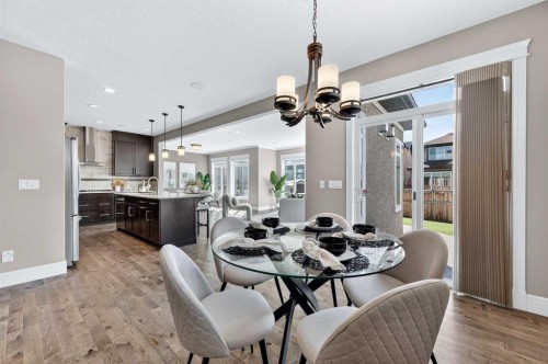 248 Marquis Landing Se, Calgary, AB - Indoor Photo Showing Dining Room