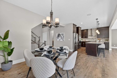 248 Marquis Landing Se, Calgary, AB - Indoor Photo Showing Dining Room
