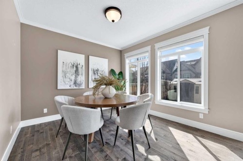 248 Marquis Landing Se, Calgary, AB - Indoor Photo Showing Dining Room
