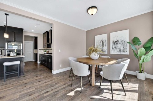 248 Marquis Landing Se, Calgary, AB - Indoor Photo Showing Dining Room