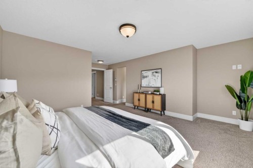 248 Marquis Landing Se, Calgary, AB - Indoor Photo Showing Bedroom