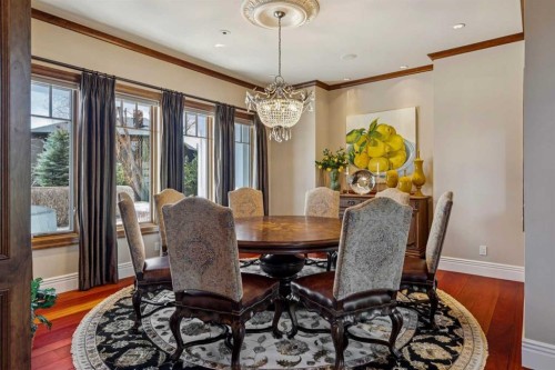 6 Aspen Ridge Lane Sw, Calgary, AB - Indoor Photo Showing Dining Room