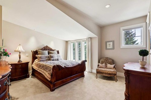 6 Aspen Ridge Lane Sw, Calgary, AB - Indoor Photo Showing Bedroom
