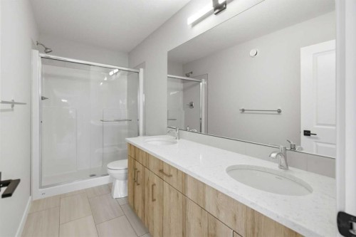 43 Belvedere Crescent Se, Calgary, AB - Indoor Photo Showing Bathroom