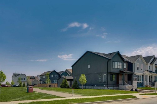 76 Heirloom Drive Se, Calgary, AB - Outdoor With Facade