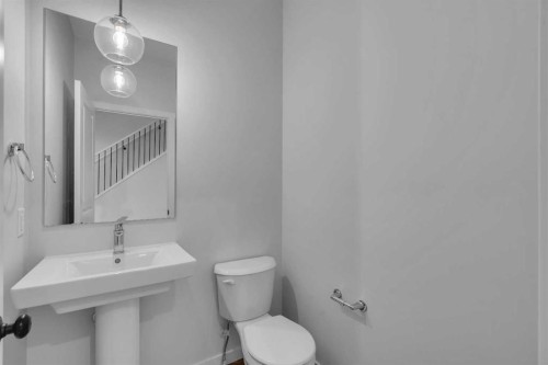 76 Heirloom Drive Se, Calgary, AB - Indoor Photo Showing Bathroom