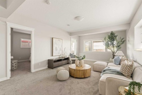 123 Crestridge Hill Sw, Calgary, AB - Indoor Photo Showing Living Room