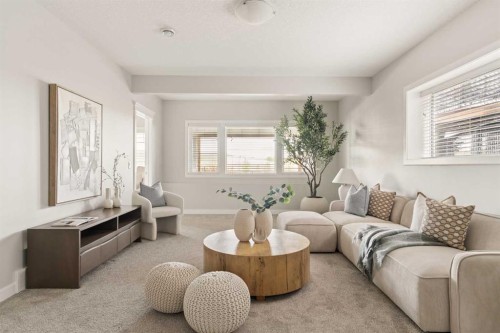 123 Crestridge Hill Sw, Calgary, AB - Indoor Photo Showing Living Room