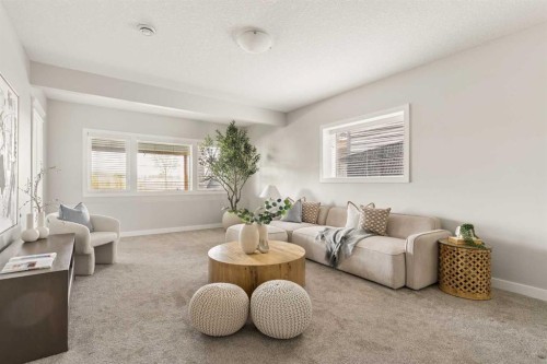 123 Crestridge Hill Sw, Calgary, AB - Indoor Photo Showing Living Room
