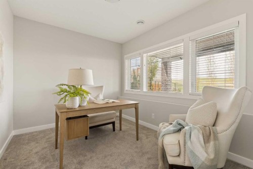 123 Crestridge Hill Sw, Calgary, AB - Indoor Photo Showing Office