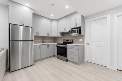 96 Red Embers Crescent Ne, Calgary, AB - Indoor Photo Showing Kitchen With Stainless Steel Kitchen