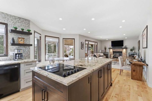 42 Evergreen Terrace Sw, Calgary, AB - Indoor Photo Showing Kitchen With Upgraded Kitchen