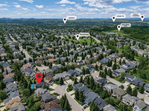 42 Evergreen Terrace Sw, Calgary, AB - Outdoor With View