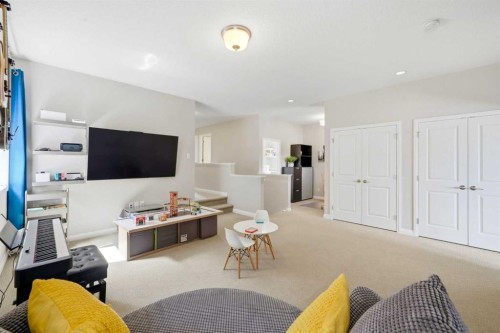 236 Auburn Springs Close Se, Calgary, AB - Indoor Photo Showing Living Room
