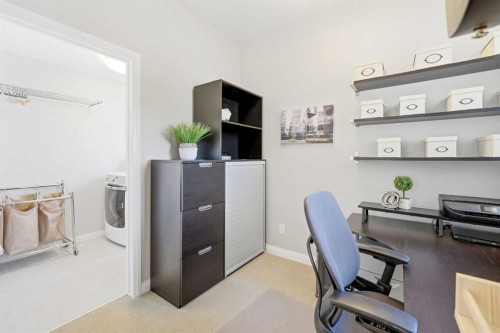236 Auburn Springs Close Se, Calgary, AB - Indoor Photo Showing Office