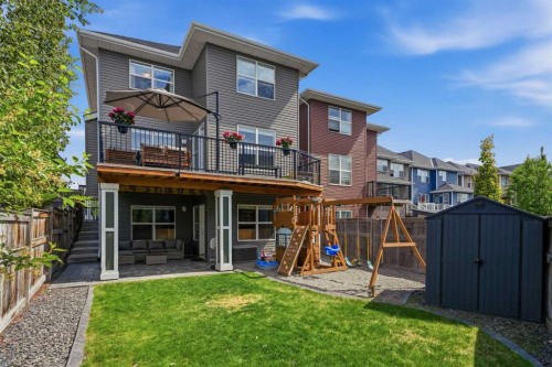 236 Auburn Springs Close Se, Calgary, AB - Outdoor With Deck Patio Veranda