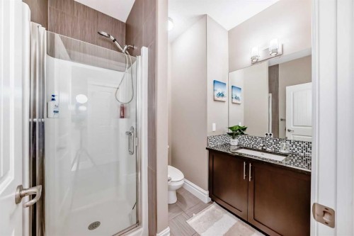 75 Silverado Bank Gardens Sw, Calgary, AB - Indoor Photo Showing Bathroom
