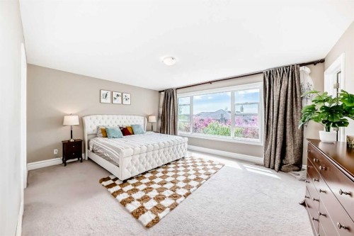 75 Silverado Bank Gardens Sw, Calgary, AB - Indoor Photo Showing Bedroom