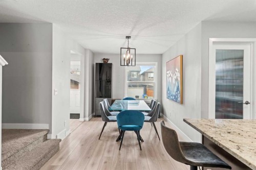 46 Corner Meadows Common Ne, Calgary, AB - Indoor Photo Showing Dining Room