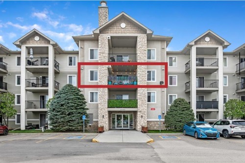 2307-12 Cimarron Common, Okotoks, AB - Outdoor With Balcony With Facade