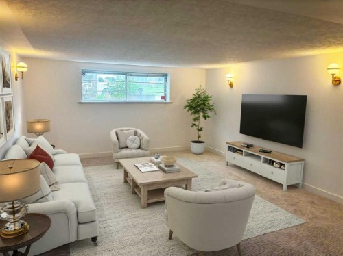 64 Hartford Road Nw, Calgary, AB - Indoor Photo Showing Living Room