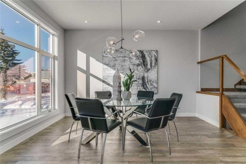3122 39 Street Sw, Calgary, AB - Indoor Photo Showing Dining Room
