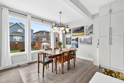 95 Howse Road Ne, Calgary, AB - Indoor Photo Showing Dining Room
