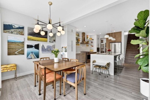 95 Howse Road Ne, Calgary, AB - Indoor Photo Showing Dining Room