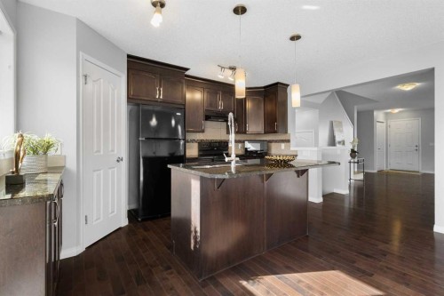 49 Auburn Crest Lane Se, Calgary, AB - Indoor Photo Showing Kitchen With Upgraded Kitchen