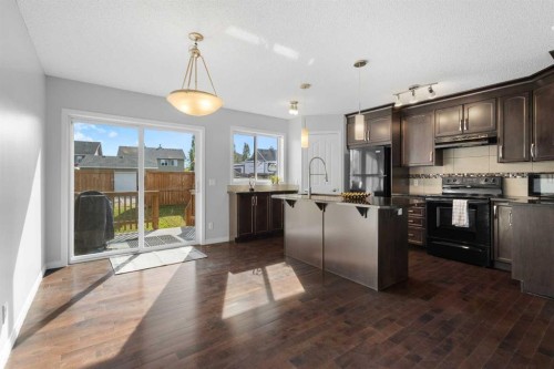 49 Auburn Crest Lane Se, Calgary, AB - Indoor Photo Showing Kitchen With Upgraded Kitchen