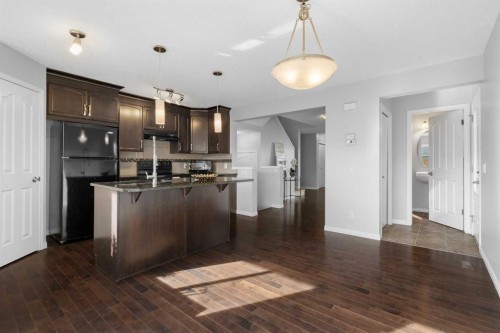 49 Auburn Crest Lane Se, Calgary, AB - Indoor Photo Showing Kitchen With Upgraded Kitchen