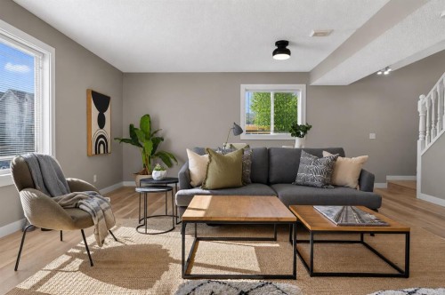 160 Citadel Bluff Close Nw, Calgary, AB - Indoor Photo Showing Living Room