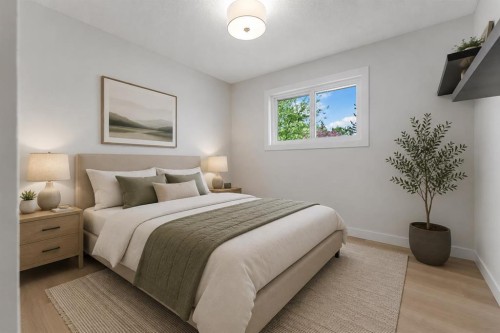 214 Rundleview Close Ne, Calgary, AB - Indoor Photo Showing Bedroom