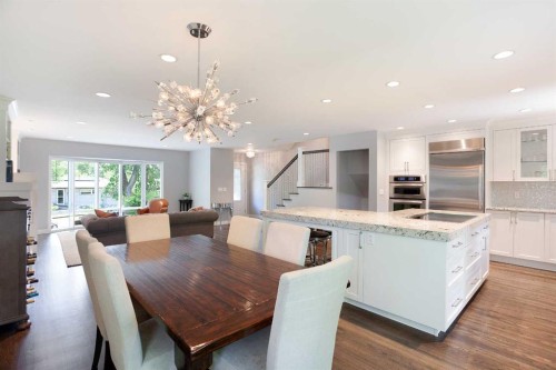 51 Wimbledon Drive Sw, Calgary, AB - Indoor Photo Showing Dining Room
