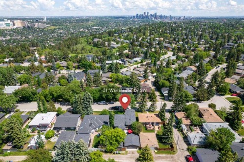 51 Wimbledon Drive Sw, Calgary, AB - Outdoor With View