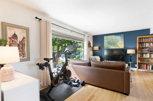 14 Montrose Crescent Ne, Calgary, AB - Indoor Photo Showing Gym Room
