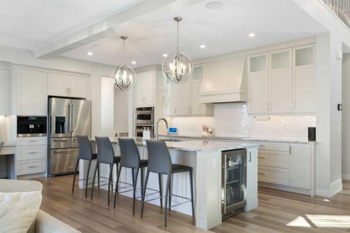 143 Marina Landing Se, Calgary, AB - Indoor Photo Showing Kitchen With Upgraded Kitchen