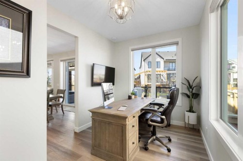 143 Marina Landing Se, Calgary, AB - Indoor Photo Showing Office