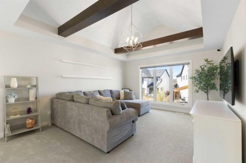 143 Marina Landing Se, Calgary, AB - Indoor Photo Showing Living Room