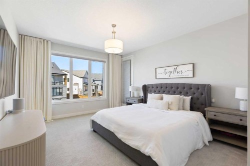 143 Marina Landing Se, Calgary, AB - Indoor Photo Showing Bedroom