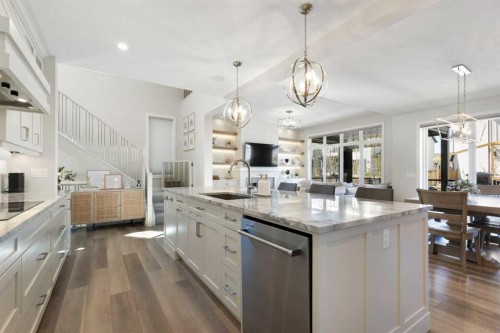 143 Marina Landing Se, Calgary, AB - Indoor Photo Showing Kitchen With Upgraded Kitchen