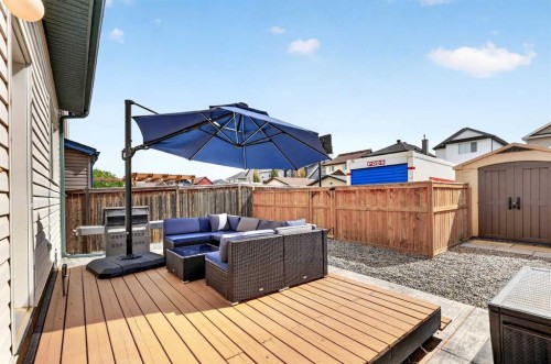 261 Copperstone Terrace Se, Calgary, AB - Outdoor With Deck Patio Veranda With Exterior