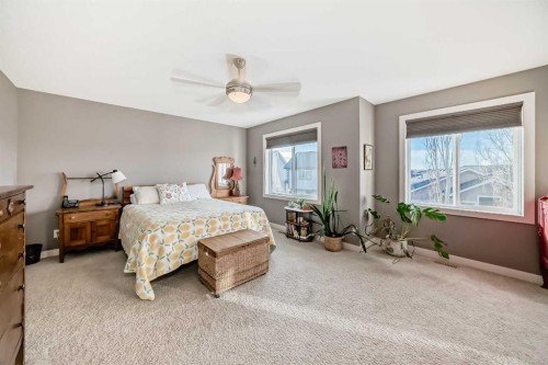 93 Williamstown Green Nw, Airdrie, AB - Indoor Photo Showing Bedroom