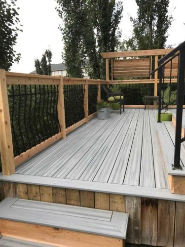 93 Williamstown Green Nw, Airdrie, AB - Outdoor With Deck Patio Veranda With Exterior