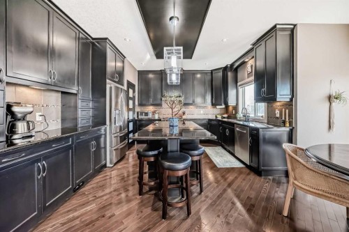 93 Williamstown Green Nw, Airdrie, AB - Indoor Photo Showing Kitchen With Upgraded Kitchen