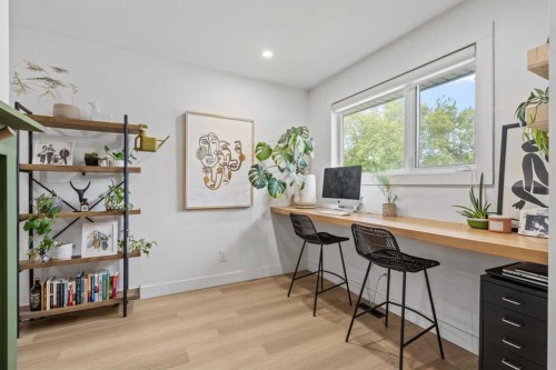 240 Lynnview Way Se, Calgary, AB - Indoor Photo Showing Office